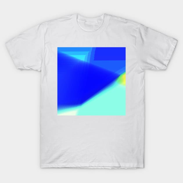 blue yellow abstract texture T-Shirt by Artistic_st